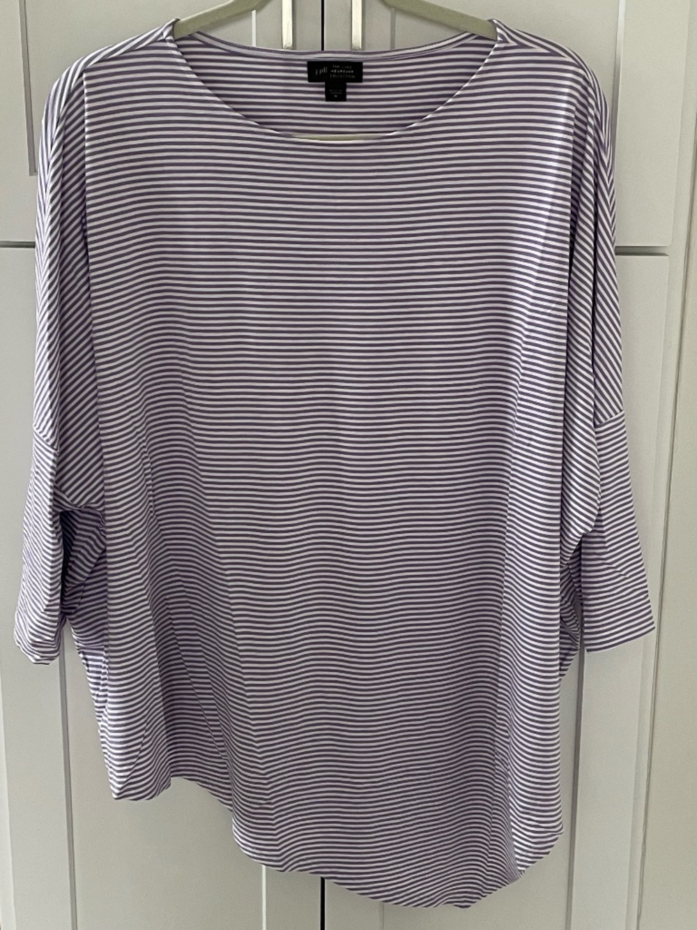 Asymmetrical Striped Tunic by J Jill Size M